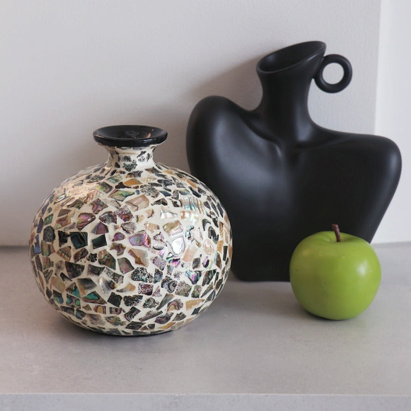 natural shell vase