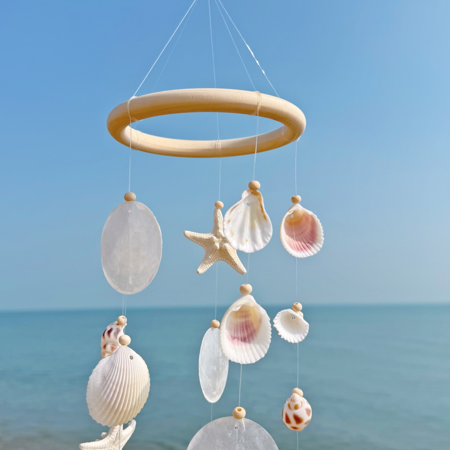 Natural Shell Wind Chime Hanging Decoration