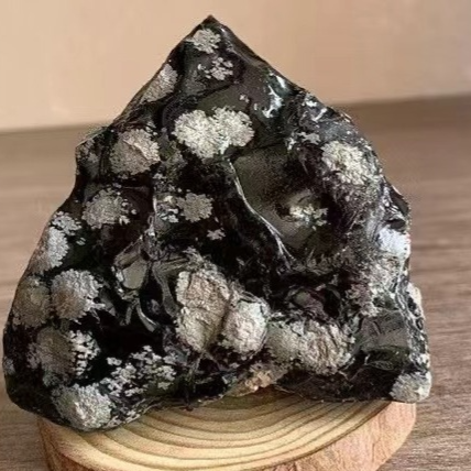Natural Snowflake Obsidian