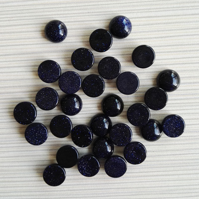 Natural Stone Agate Crystal Tiger Eye Stone Half-Cut Cabochon