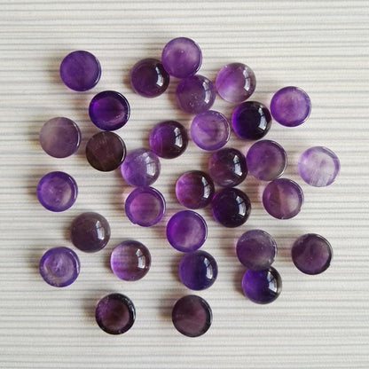 Natural Stone Agate Crystal Tiger Eye Stone Half-Cut Cabochon