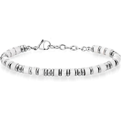 Natural Stone Bead Bracelet for Men