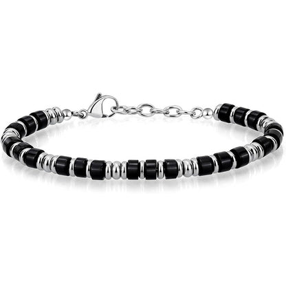 Natural Stone Bead Bracelet for Men