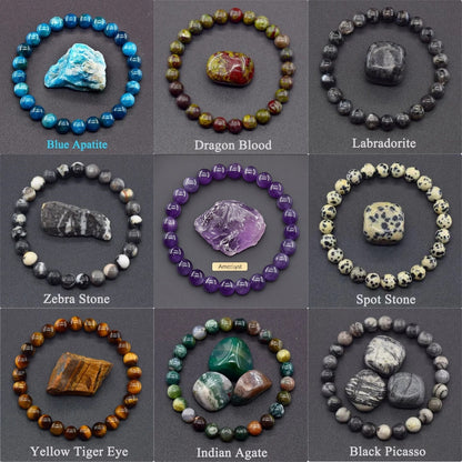 Natural Stone Bead Bracelet