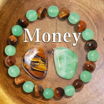 Natural Stone Bead Bracelet