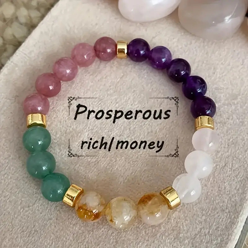 Natural Stone Bead Bracelet