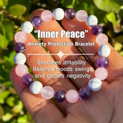 Natural Stone Bead Bracelet