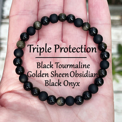 Natural Stone Bead Bracelet
