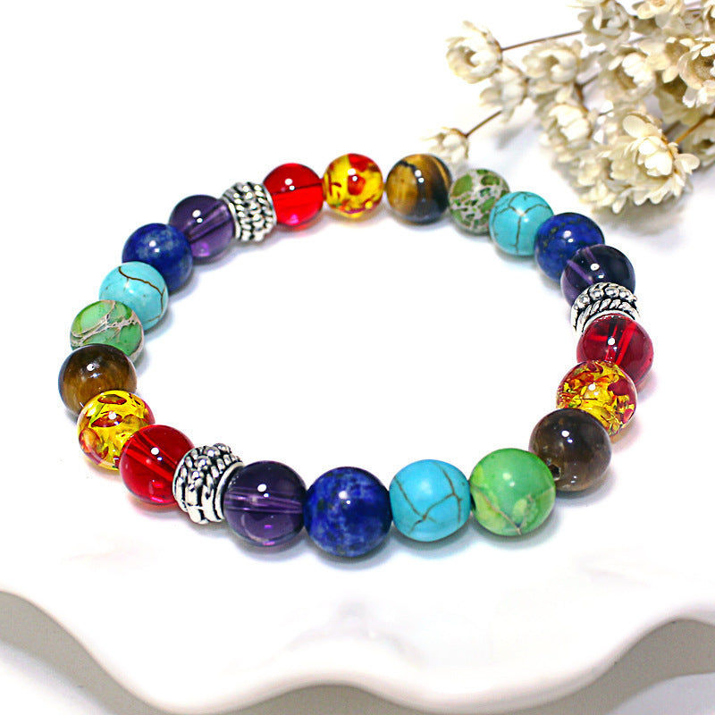 Natural Stone Bead Bracelet