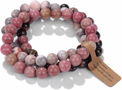 Natural Stone Beaded Bracelet