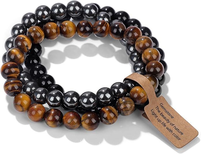 Natural Stone Beaded Bracelet
