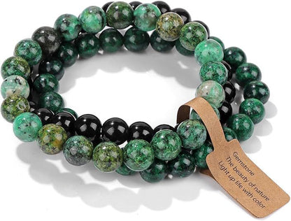 Natural Stone Beaded Bracelet