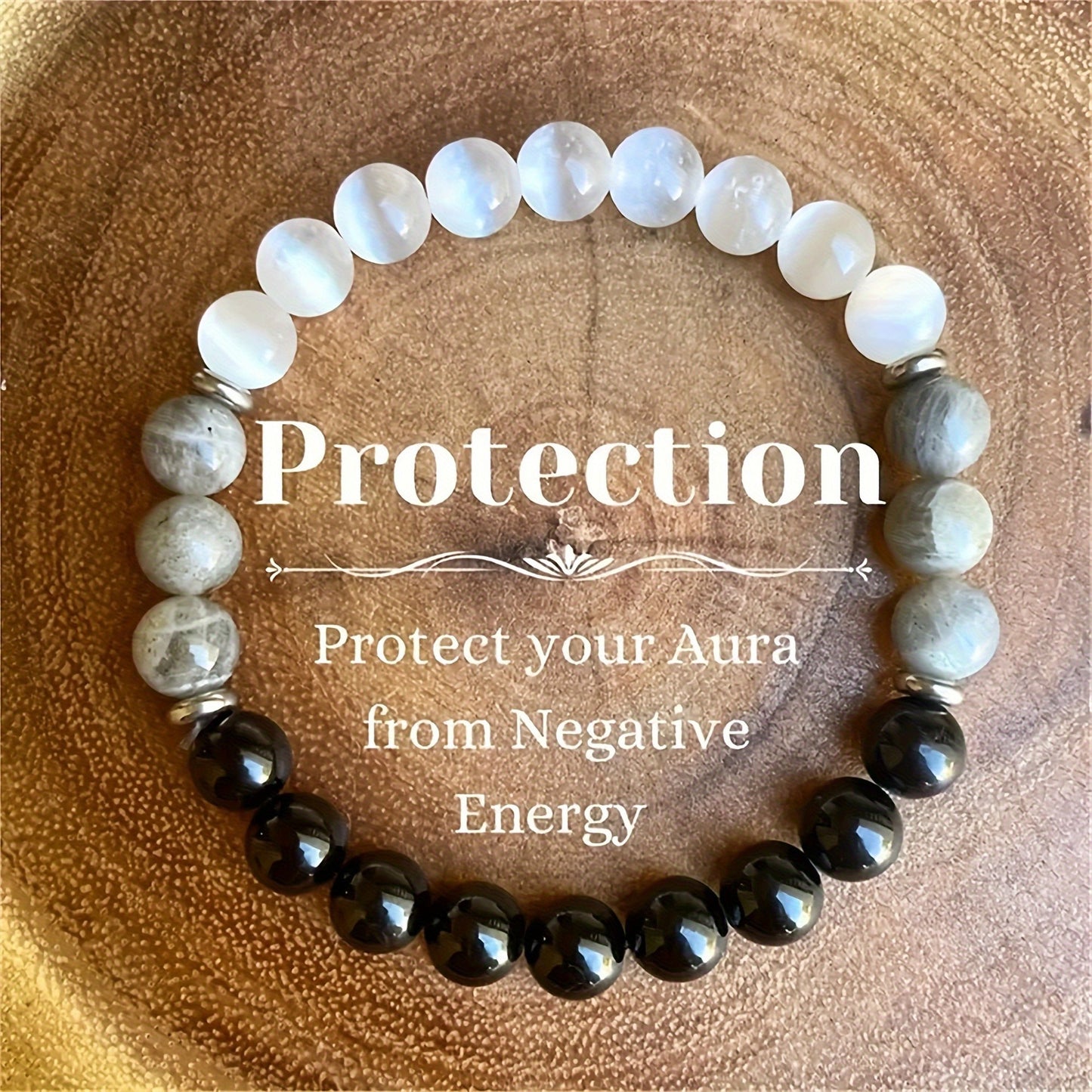 Natural Stone Beaded Bracelet
