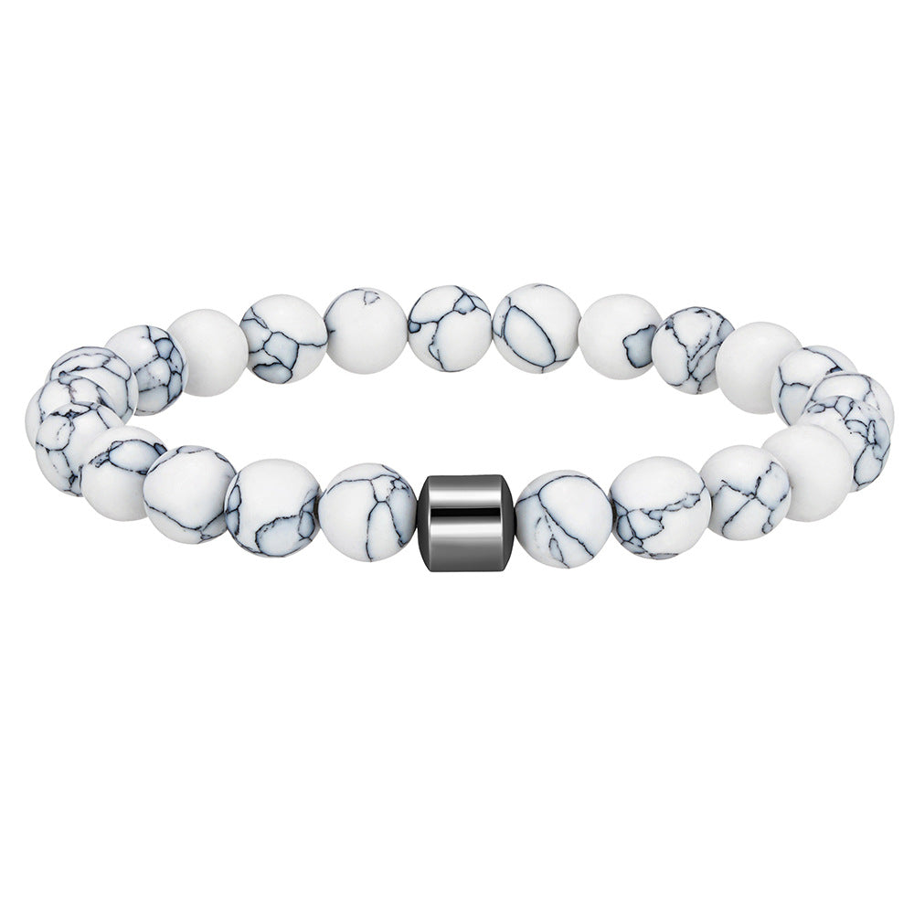 Natural Stone Elastic Bracelet