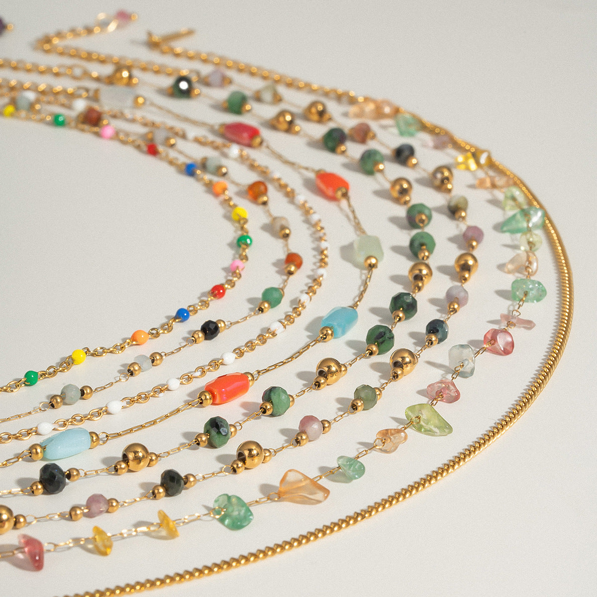Natural Stone Necklace Jewelry