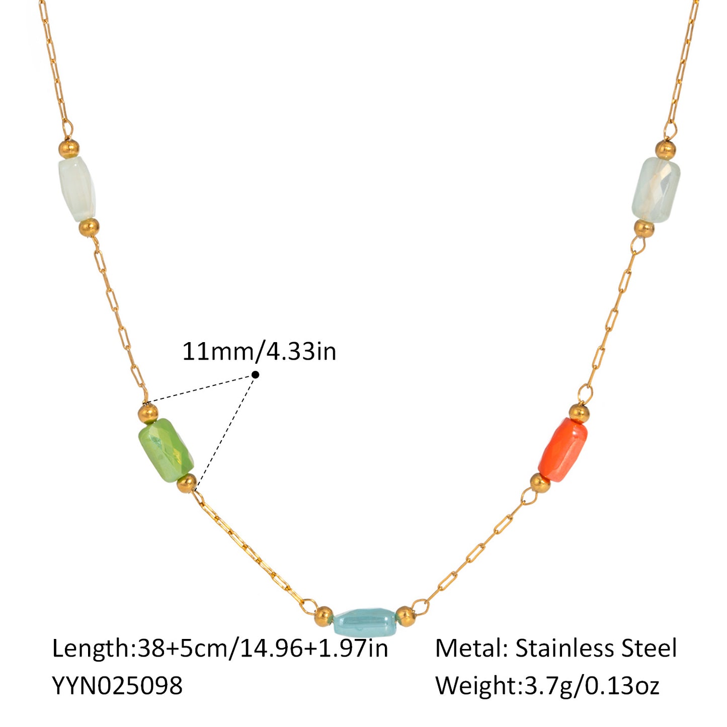 Natural Stone Necklace Jewelry