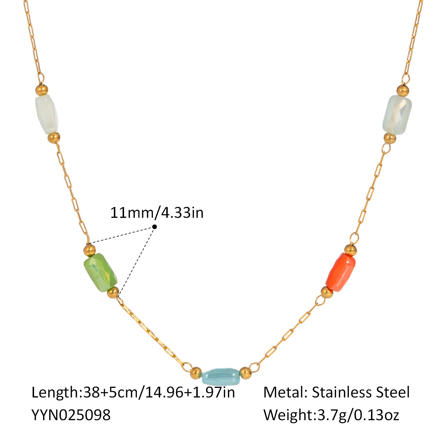 Natural Stone Necklace Jewelry