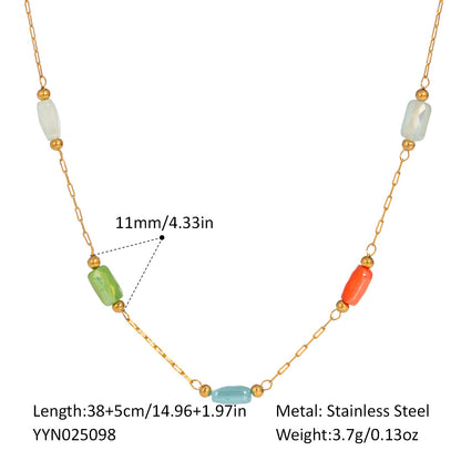 Natural Stone Necklace Jewelry