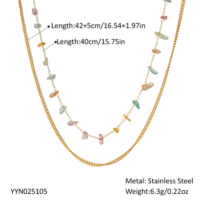 Natural Stone Necklace Jewelry