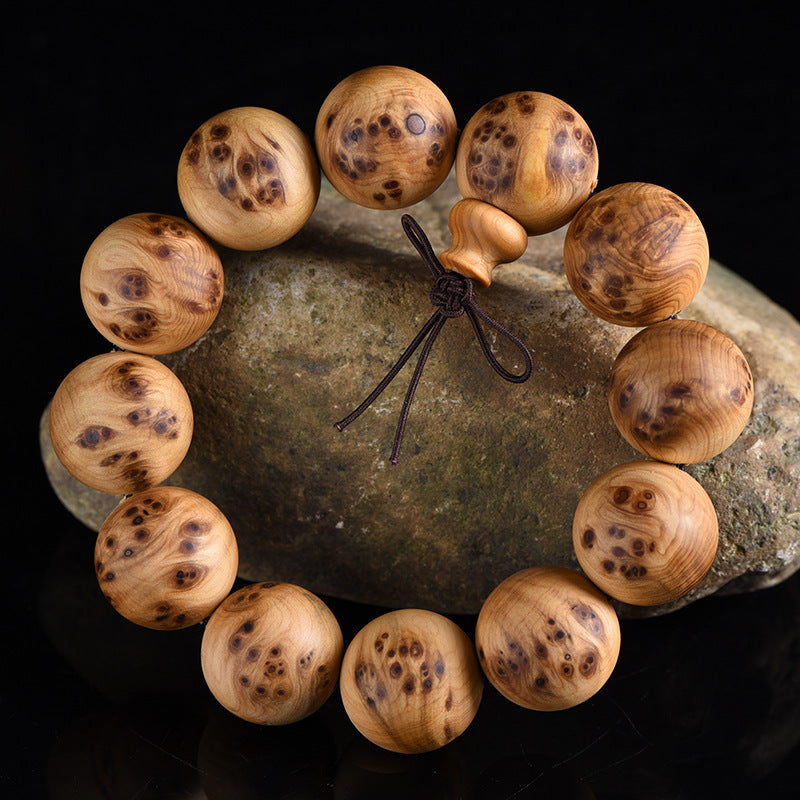 Natural Taihang yabei 108 rosary bracelet Buddha