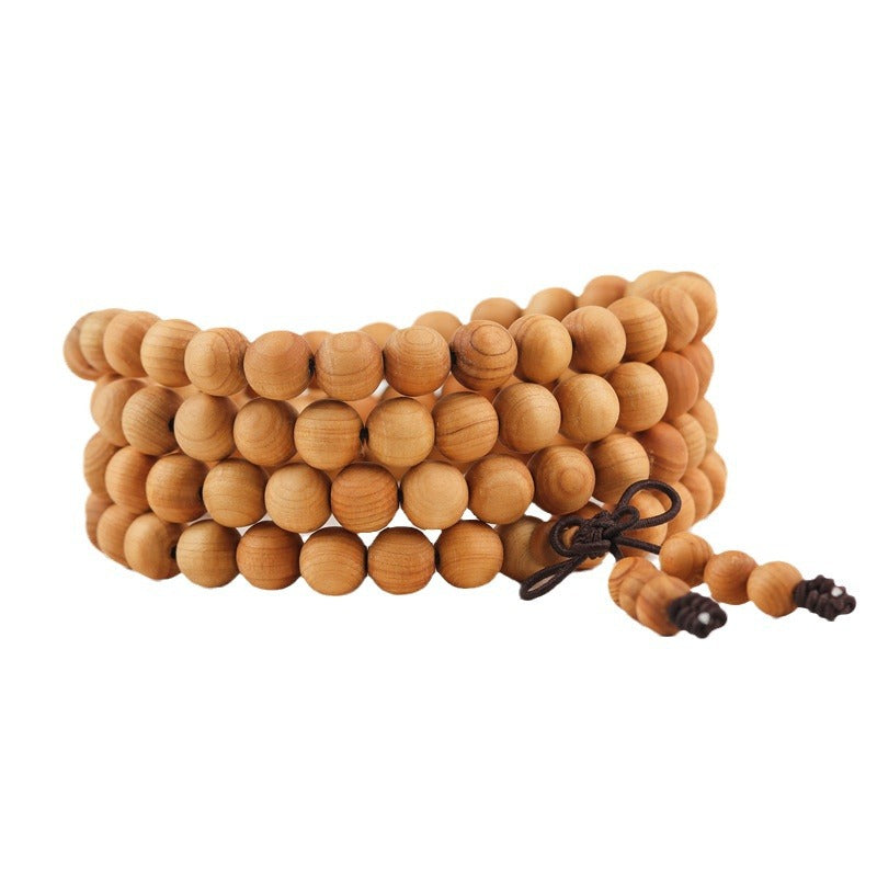 Natural Taihang yabei 108 rosary bracelet Buddha