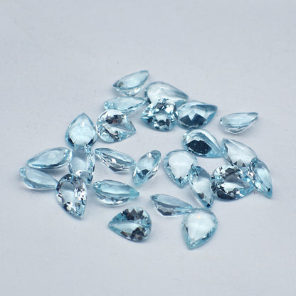 Natural teardrop-shaped gem