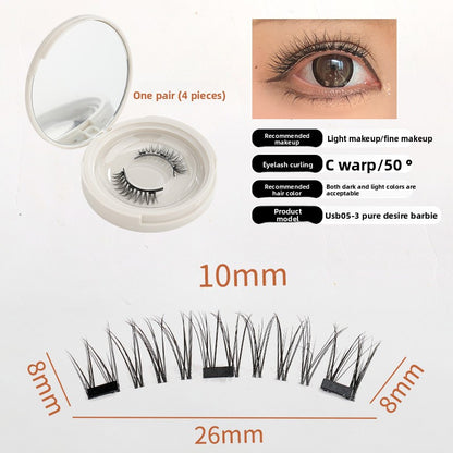 Natural thick false eyelashes sunflower eyelashes