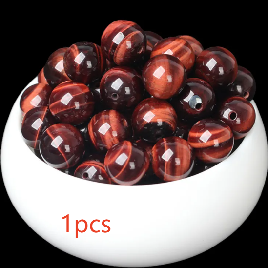 Natural Tiger Eye Stone Beads for Jewelry Making