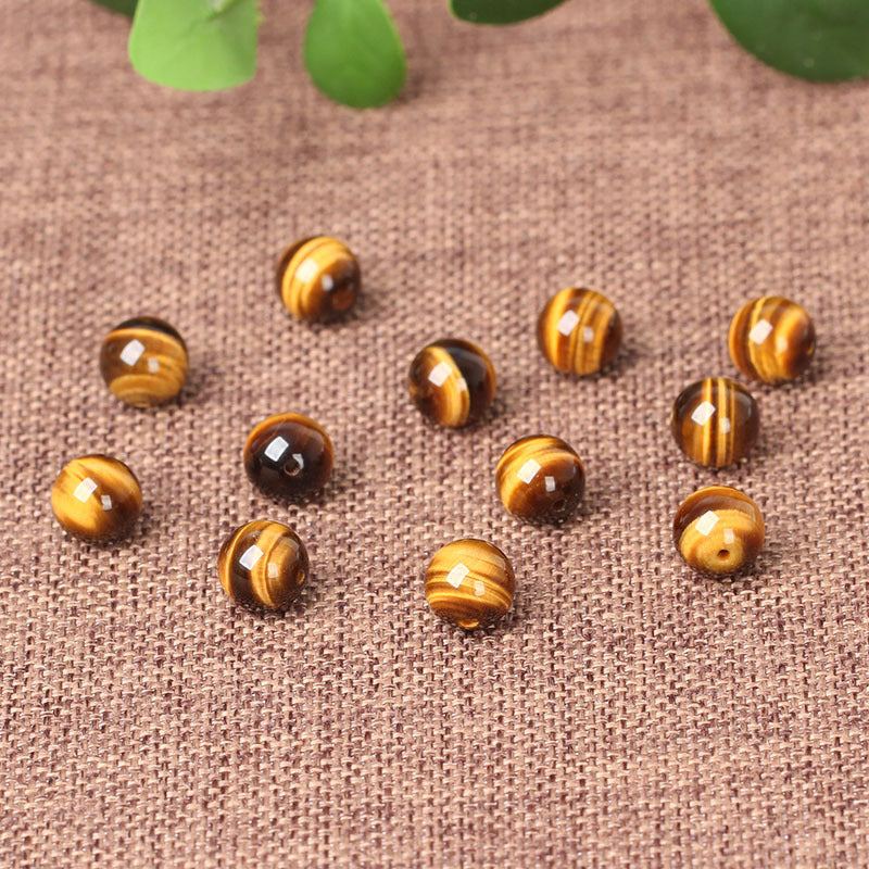 Natural Tiger Eye Stone Beads for Jewelry Making