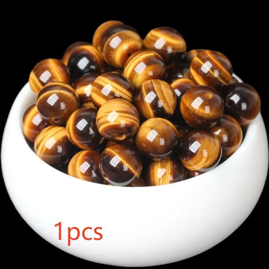 Natural Tiger Eye Stone Beads for Jewelry Making