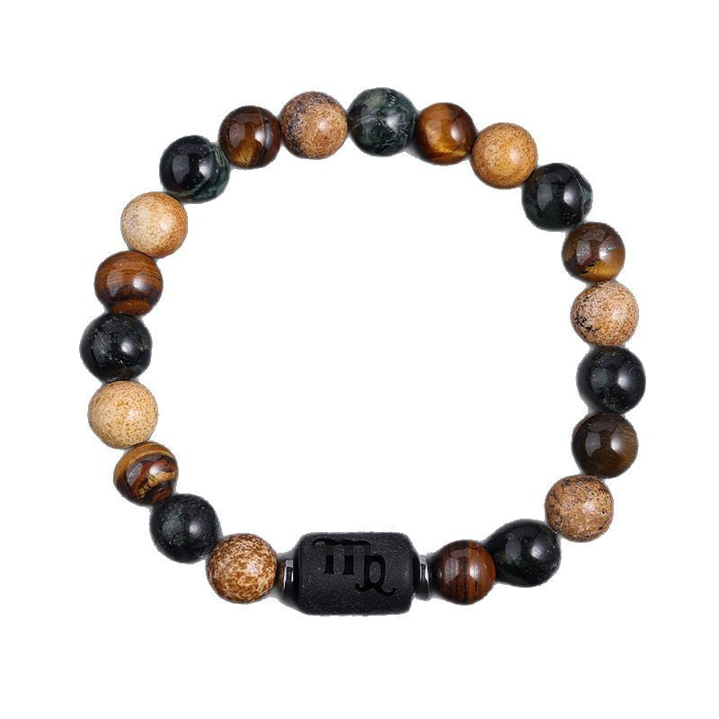 Natural Tiger's Eye Beaded Bracelet