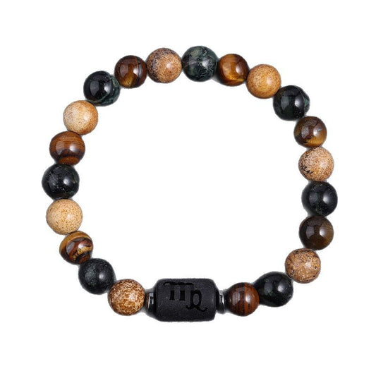 Natural Tiger's Eye Beaded Bracelet