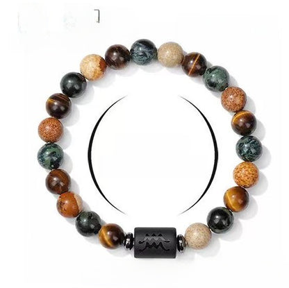 Natural Tiger's Eye Beaded Bracelet