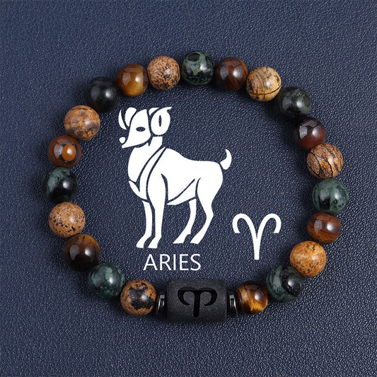 Natural Tiger's Eye Beaded Bracelet