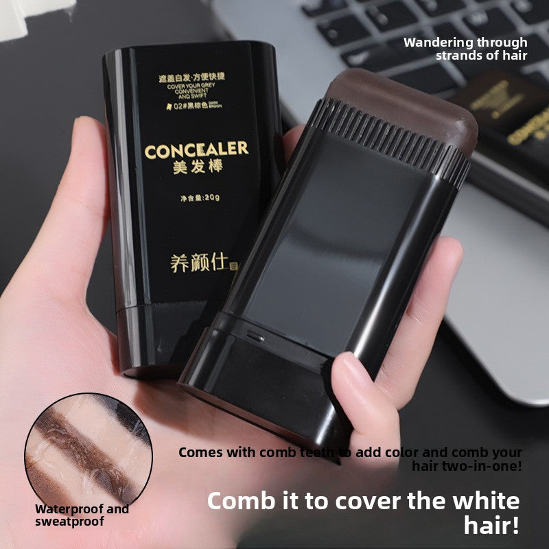 Natural Toothed Comb Hair Color Stick