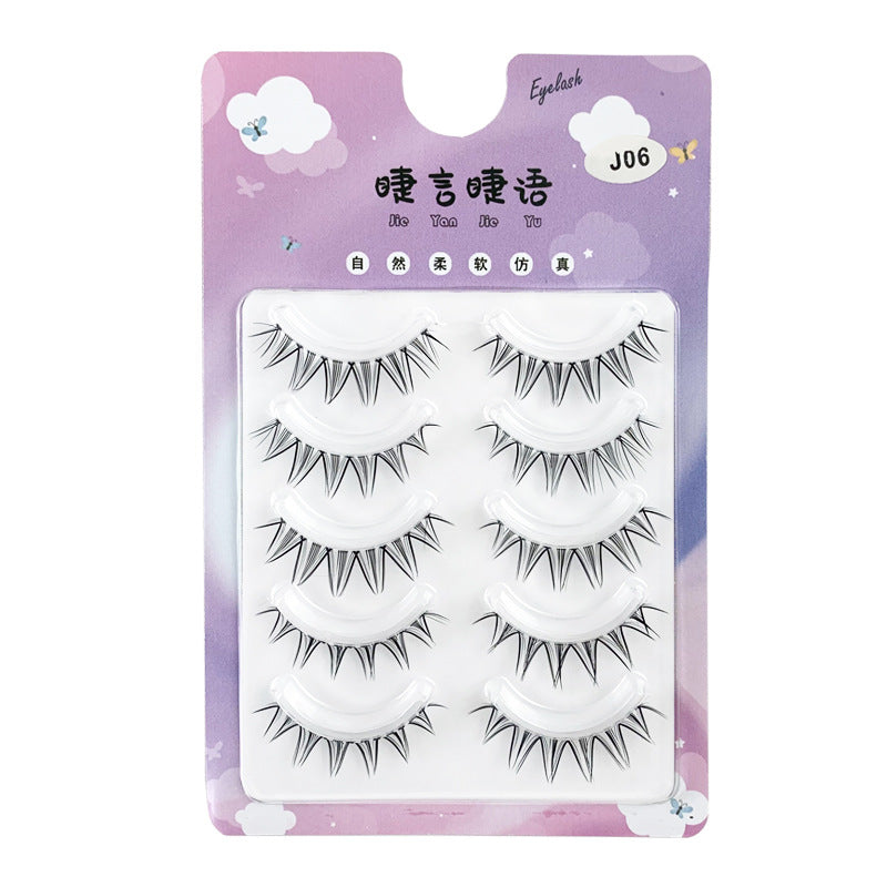 Natural Transparent Stem False Eyelashes