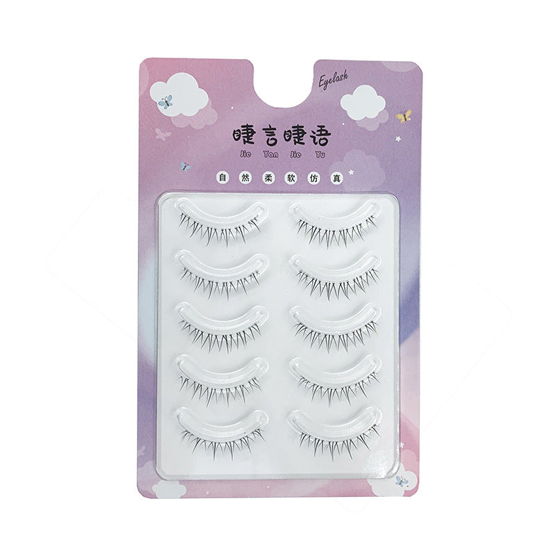 Natural Transparent Stem False Eyelashes