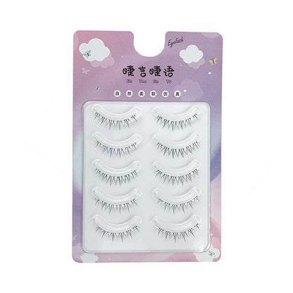 Natural Transparent Stem False Eyelashes