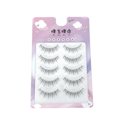Natural Transparent Stem False Eyelashes
