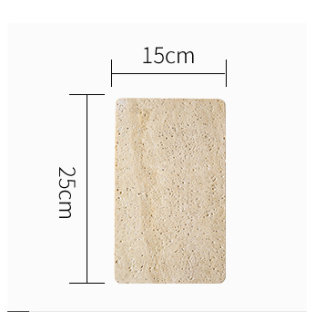 Natural travertine tray