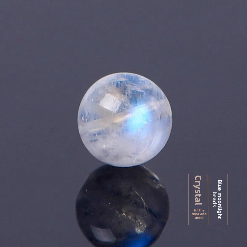 Natural White Moonstone Round Beads for Jewelry Making