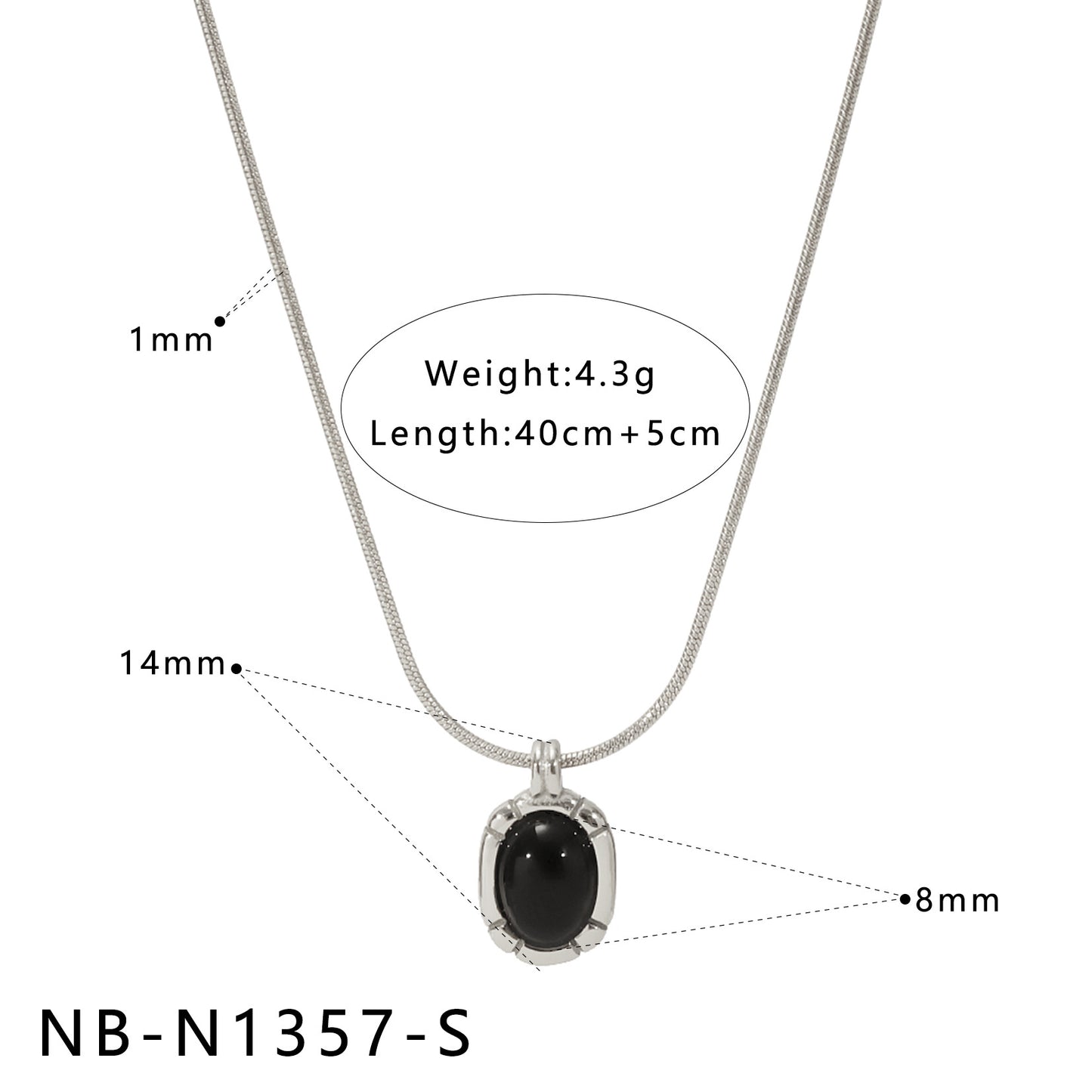 Natural White Mother-Of-Pearl Pendant Necklace