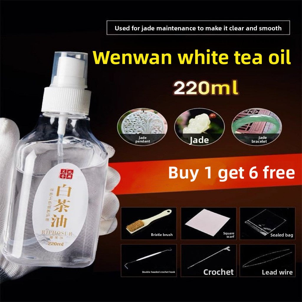 Natural White Tea Oil for Jade Gemstone Maintenance