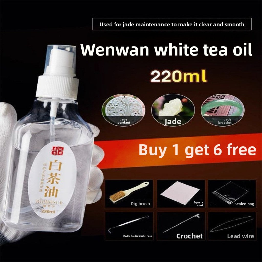 Natural White Tea Oil for Jade Gemstone Maintenance