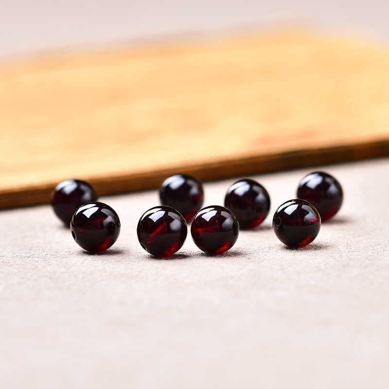 Natural Wine Red Garnet Loose Beads for Jewelry Making