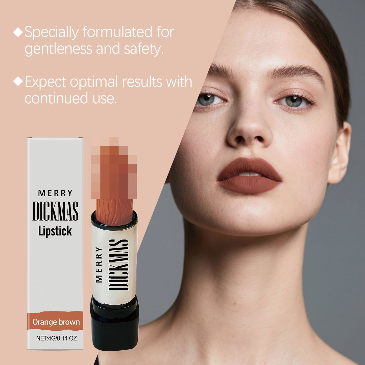 Naturally pigmented matte lipstick