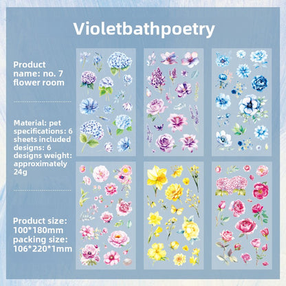 Nature Series PVC Sticker Sheets