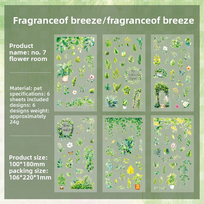 Nature Series PVC Sticker Sheets