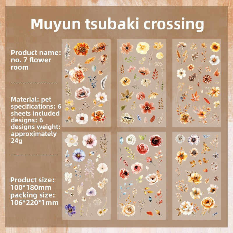 Nature Series PVC Sticker Sheets