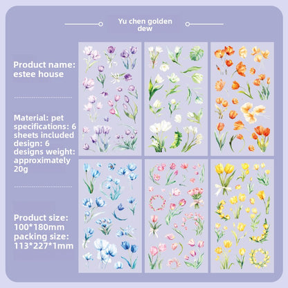 Nature Series PVC Sticker Sheets